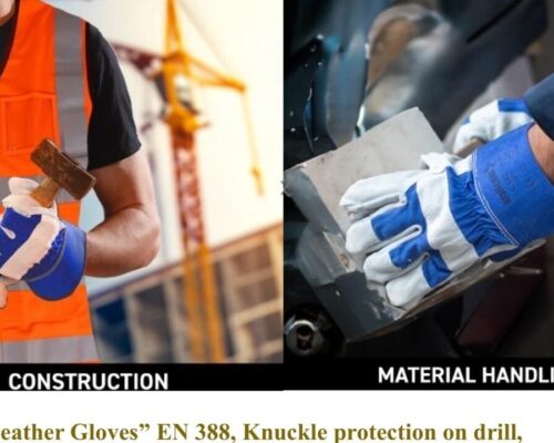 Top-Quality Safety Leather Gloves EN 388