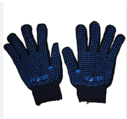 Pvc dotted gloves