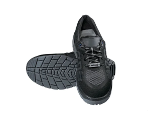 Freddie H21.Black-Grey blended safety shoe:
