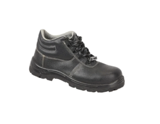 Malkin- Upper: Black Barton grain leather upper Ankle: High Ankle ,midplate, pu injected sole